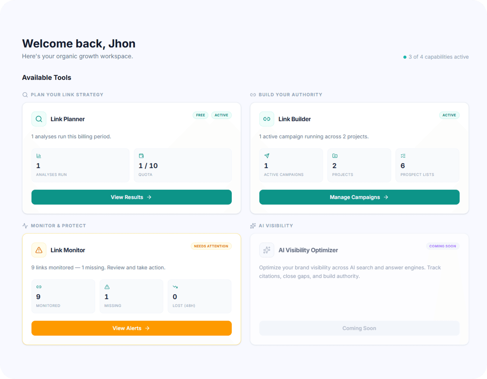 Uprankly Link Builder MCP integration with Claude