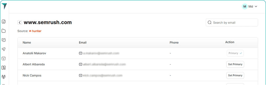 Contact details found and verified — no Hunter.io needed.